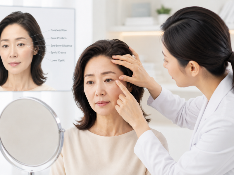 강남역 상안검 수술만으로 부족한 경우? 이마거상이 필요한 눈꺼풀 처짐 특징 사진 12